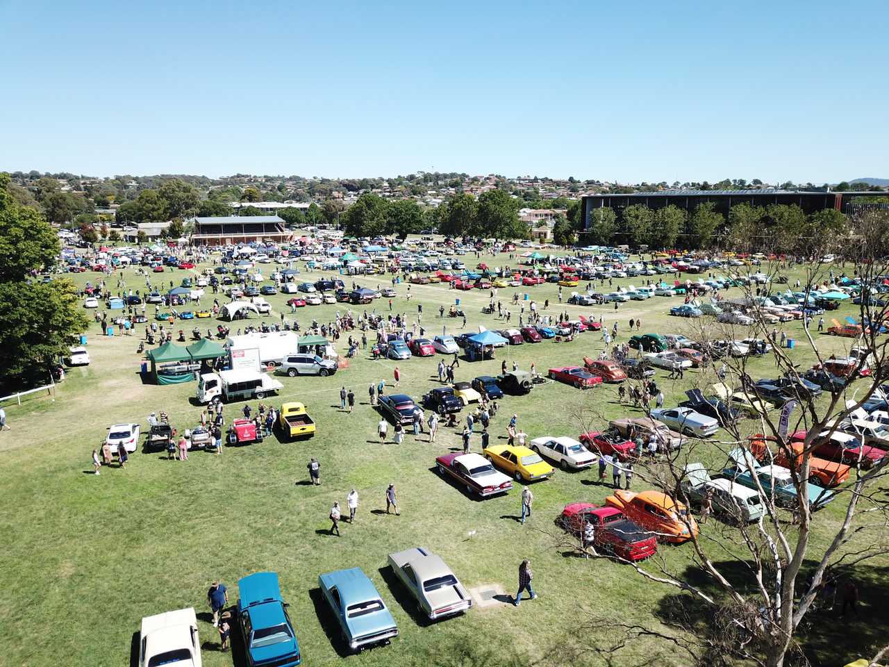 Aerial photo of CACTMC's Shannons Wheels 2021