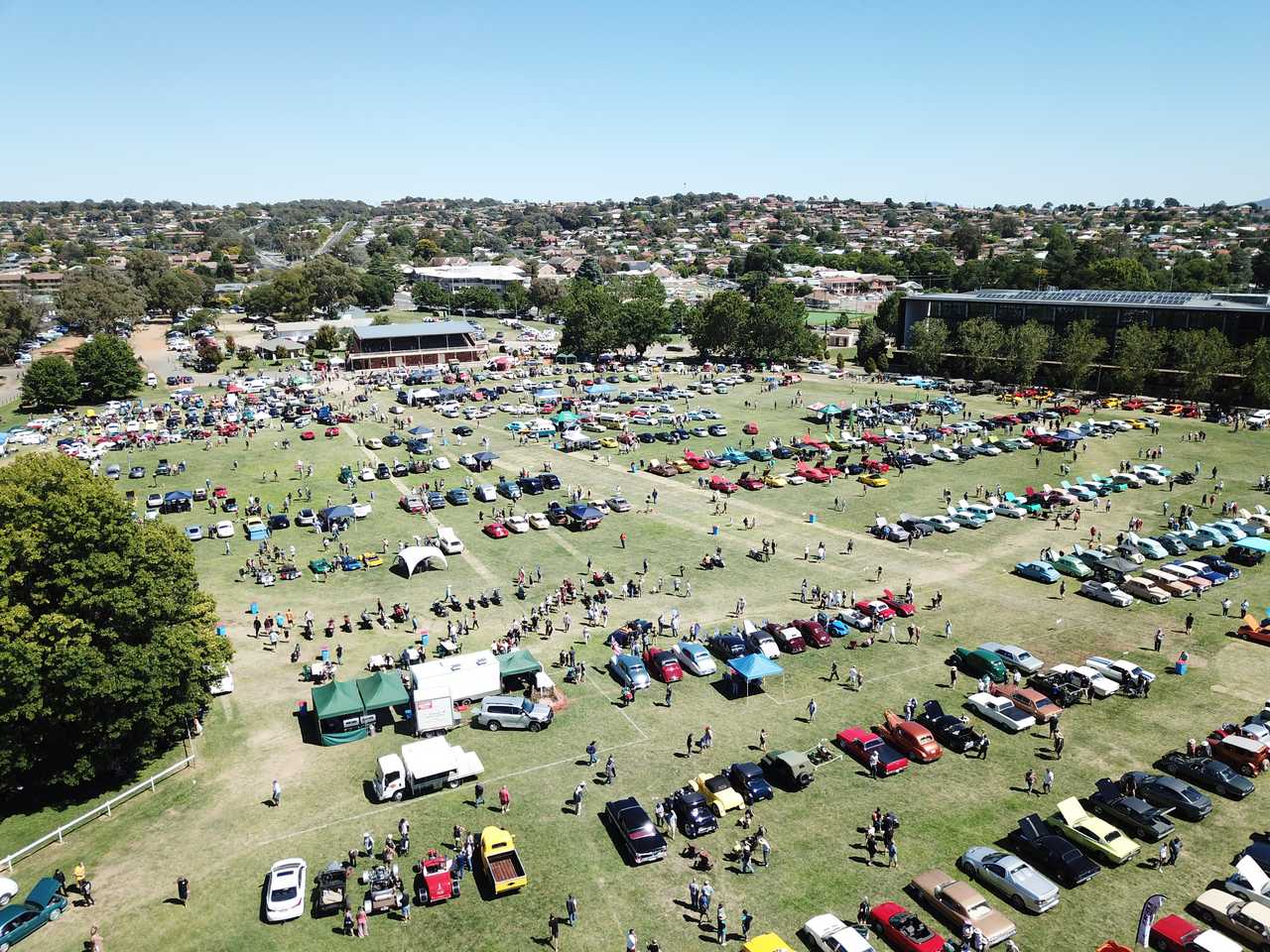 Aerial photo of CACTMC's Shannons Wheels 2021