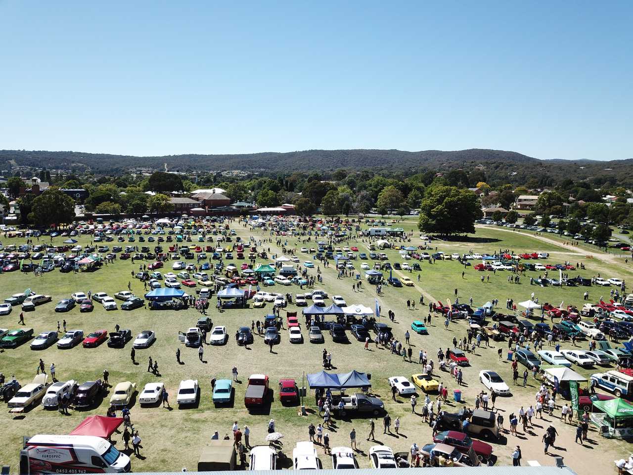 Aerial photo of CACTMC's Shannons Wheels 2021
