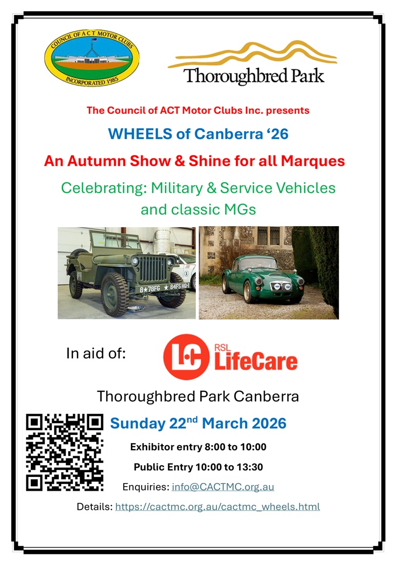 WheelsOfCanberra26 poster