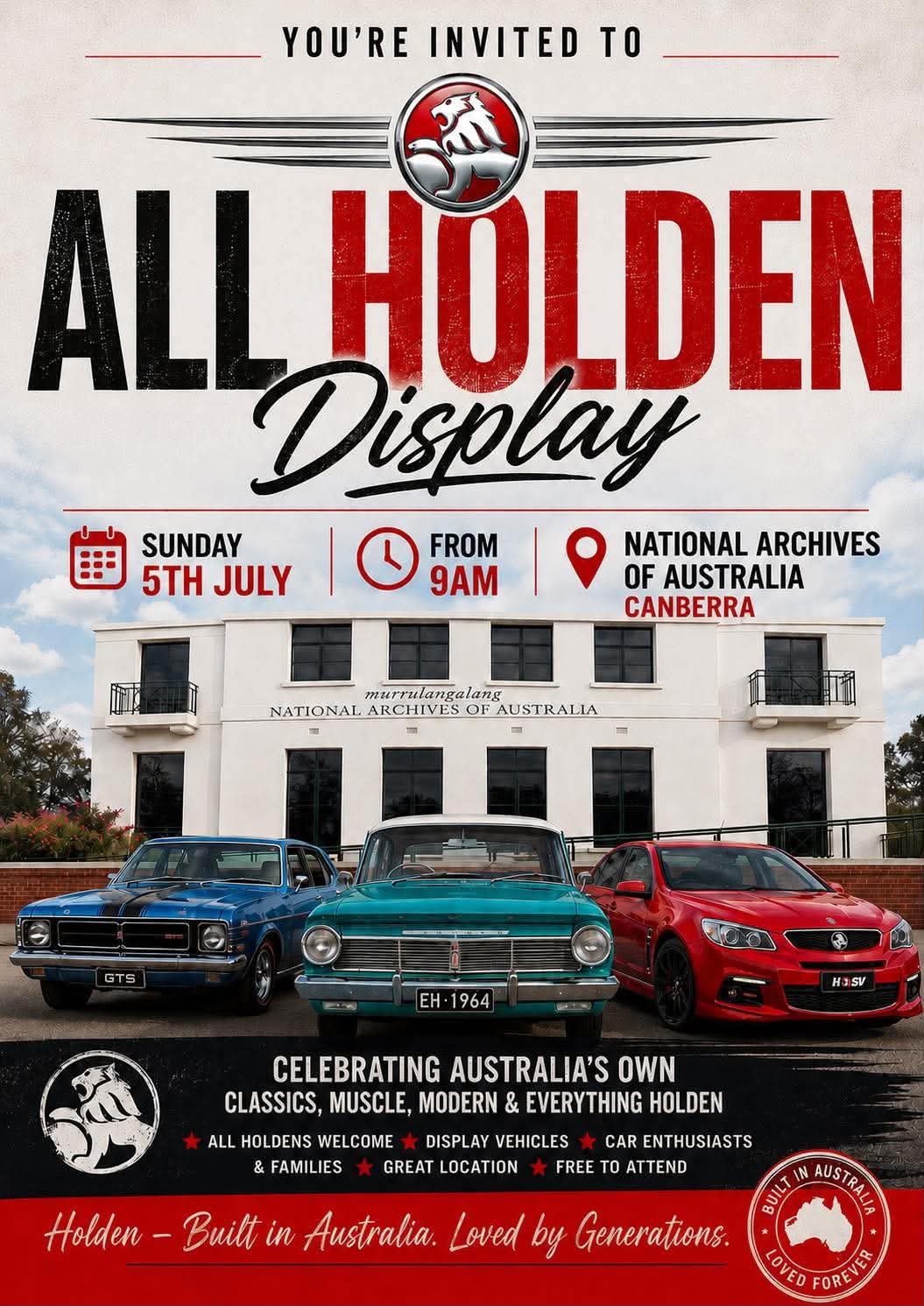 NAA Holden Day poster